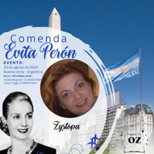 Comenda Pablo Neruda (Santiago do Chile) e Comenda Evita Perón (Buenos Aires, Argentina).
