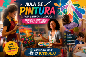 Capa do Banner Aula de Pintura na Casa da Artista ZyStopa em Barra Velha - SC
