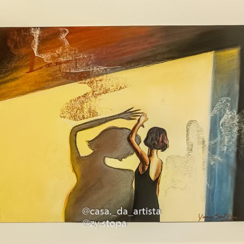 Artista Plastica ZyStopa, Aula de Pintura em tela em Barra Velha-7