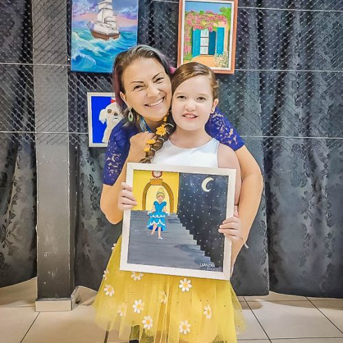 Artista Plastica ZyStopa, atelier, Aula de pintura Barra Velha-25