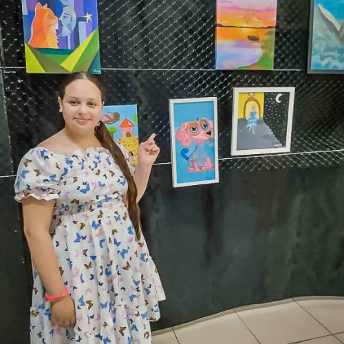 Artista Plastica ZyStopa, atelier, Aula de pintura Barra Velha-46