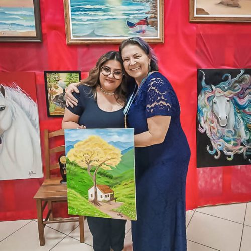 Artista Plastica ZyStopa, atelier, Aula de pintura Barra Velha-64