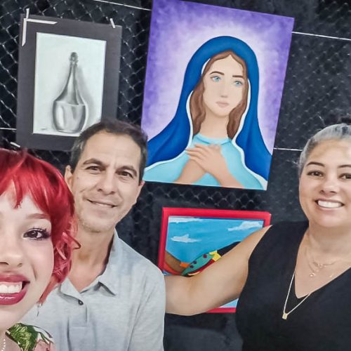 Artista Plastica ZyStopa, atelier, Aula de pintura Barra Velha-78