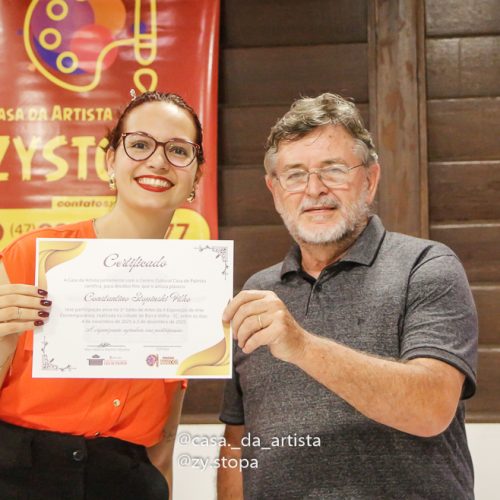 Casa da Artista plastica ZyStopa Aula de Pintira em Barra Velha erramento Exposição LUZ_-19