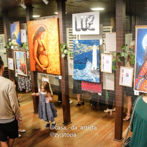 Casa da Artista plastica ZyStopa Aula de Pintira em Barra Velha erramento Exposição LUZ_-51