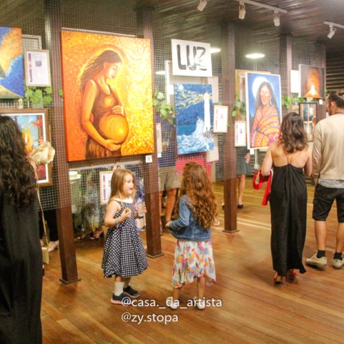 Casa da Artista plastica ZyStopa Aula de Pintira em Barra Velha erramento Exposição LUZ_-53